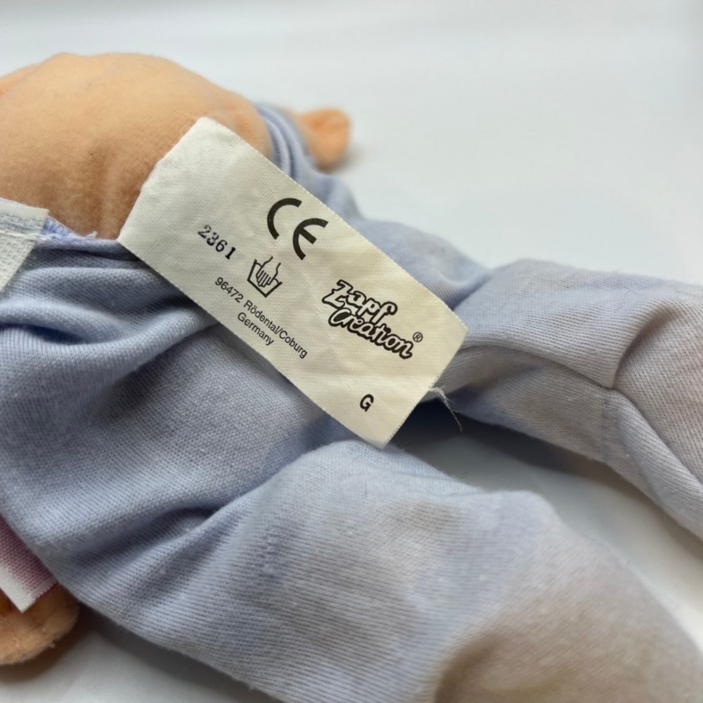 Vintage Y2K Maggie Raggies Boy Bean Baby Doll Zapf Creation 11" - Picture 3 of 4